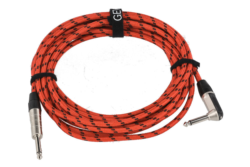 GEWA Pro Line Instrumentenkabel 6 m, gerader und abgewinkelter Klinkenstecker