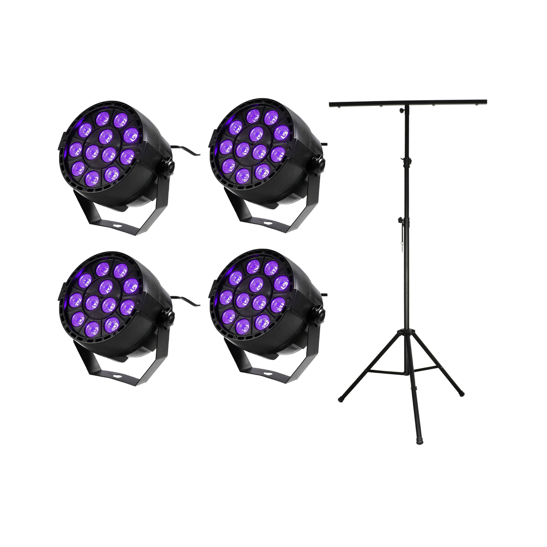 UV LED Spot (12x2W) & Perfex Lichtstativ