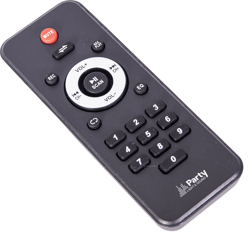 Aktiver Lautsprecher mit Ständer und Mikrofon