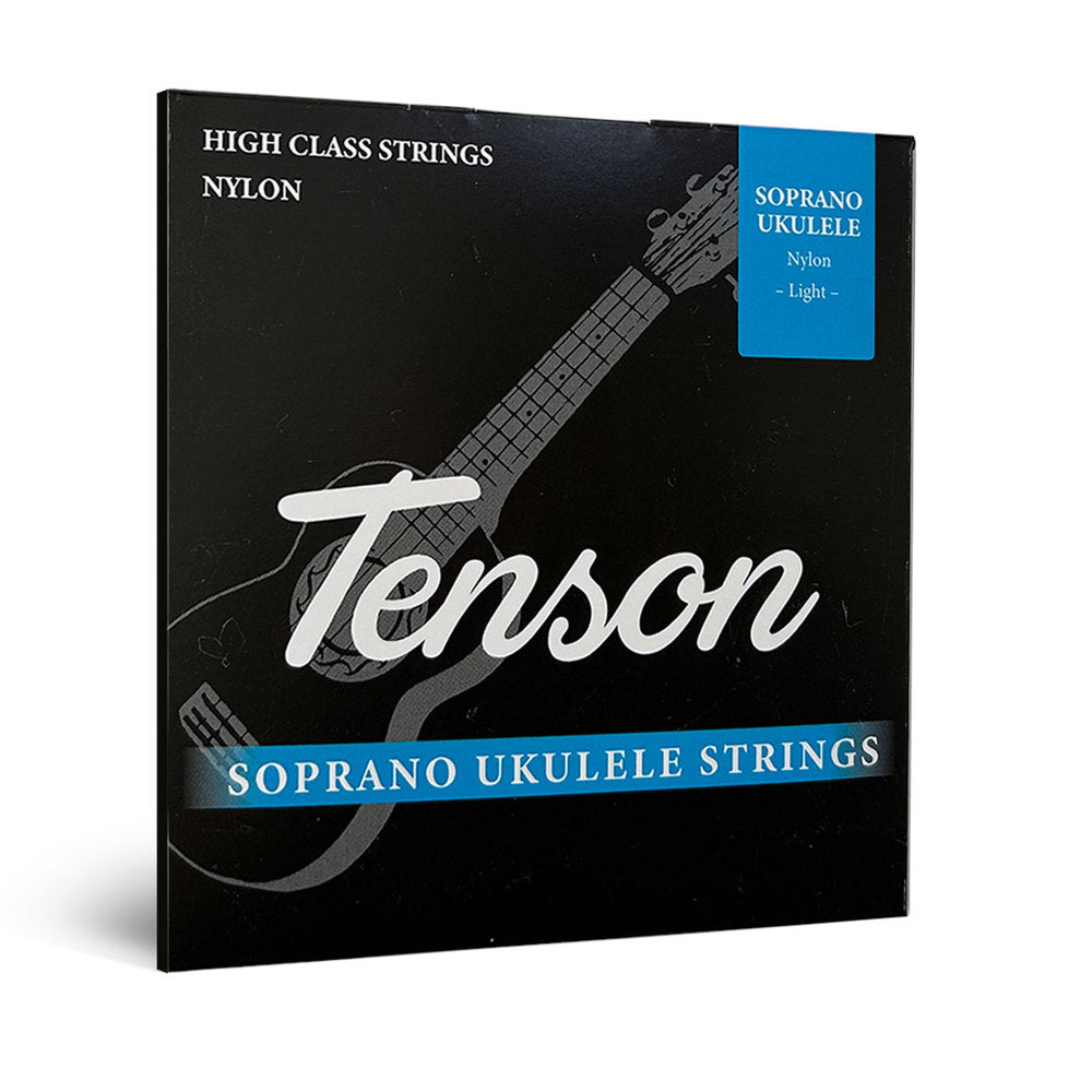 Tenson ukulele-saiten aus schwarzem Nylon, Sopran und Konzert