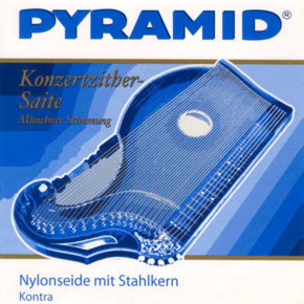 Pyramid 610.105 Zithersaite G Nr. 5, Stahlkern, Konzertzither