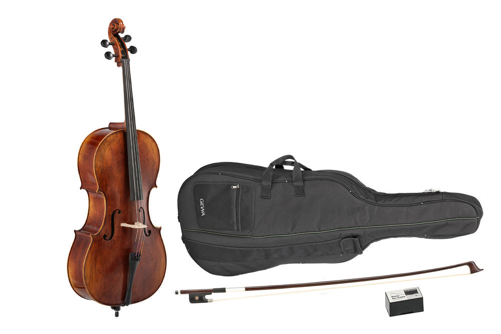 GEWA Sonata Europa Deluxe cello 4/4, eingerichtet, Massaranduba-Bogen, Tasche