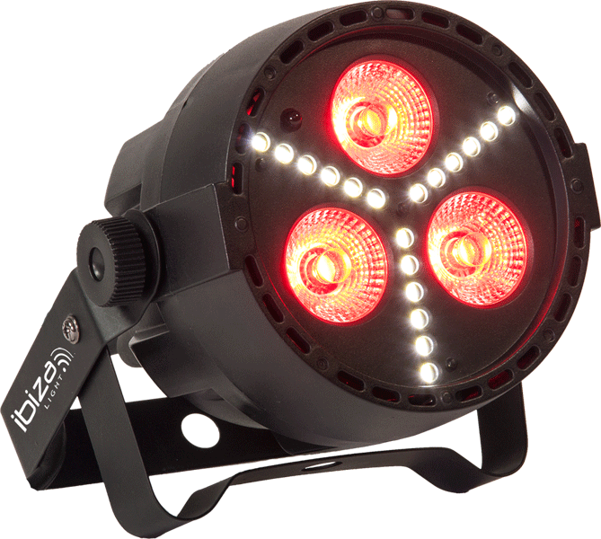 IBIZA LED PAR RGBW mit Strobe