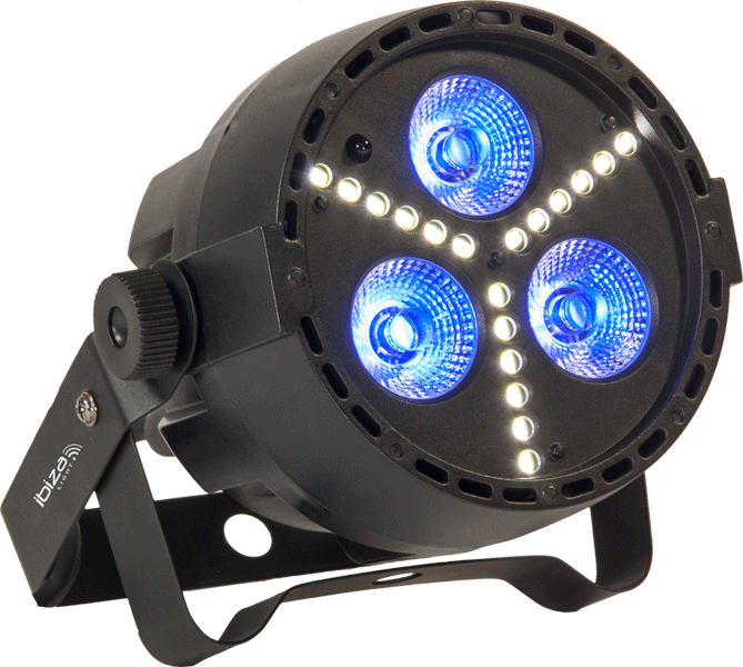 IBIZA LED PAR RGBW mit Strobe