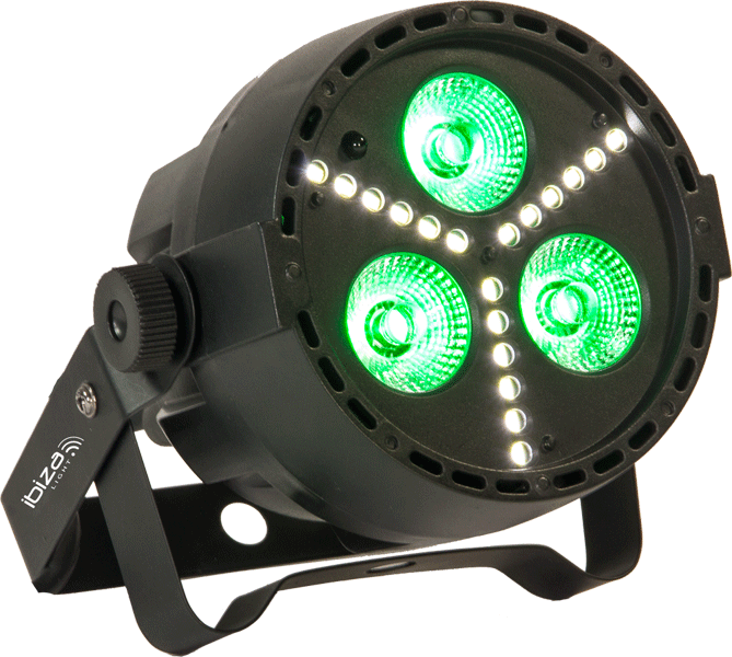 IBIZA LED PAR RGBW mit Strobe