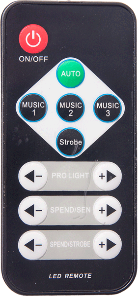 Ibiza LED-Lichtleiste (24x4W)