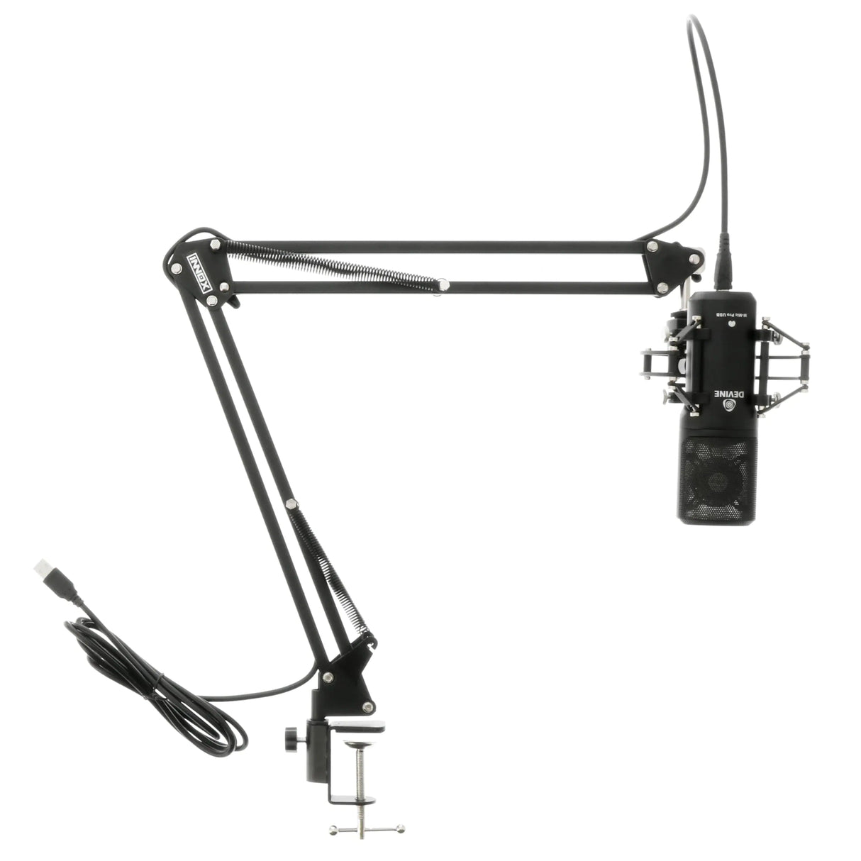 Innox IVA 08 USB Microphone Boomarm - Black