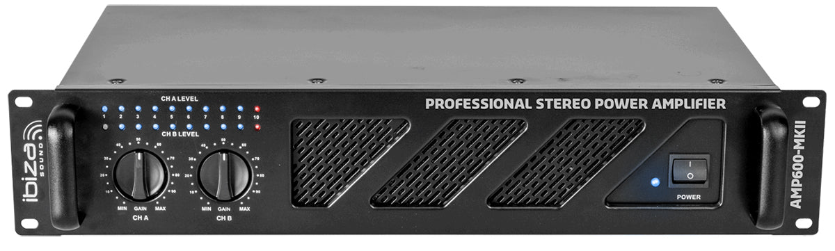 Ibiza AMP600-MKII Leistungsverstärker (2x480W)