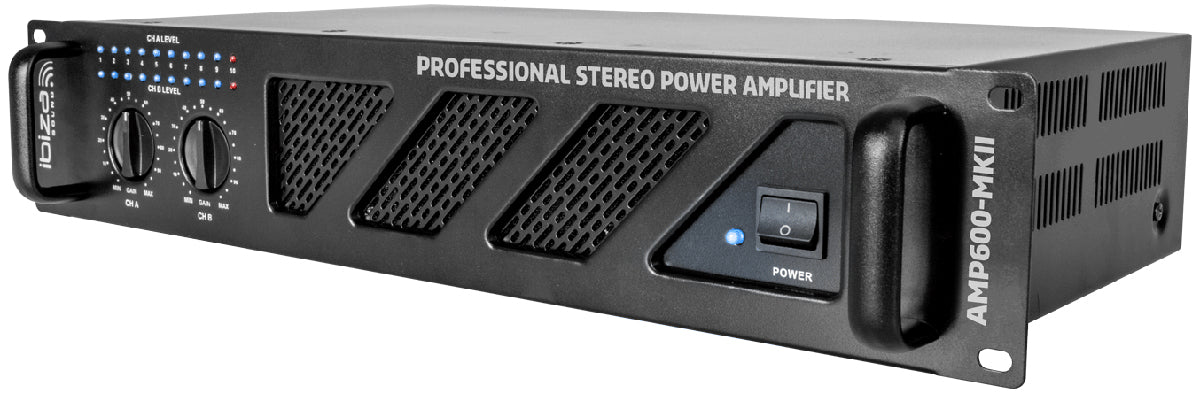 Ibiza AMP600-MKII Leistungsverstärker (2x480W)