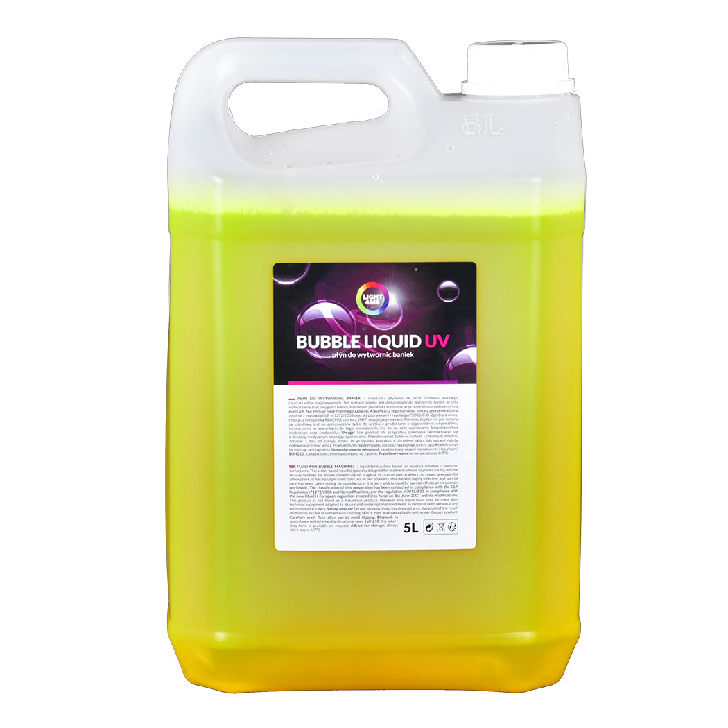 Light4Me Seifenblasenflüssigkeit UV-Effekt 5L