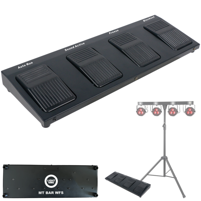 Light4Me MT BAR WFS Kabellose Fußsteuerung für MT BAR 1-3 Lichtsets