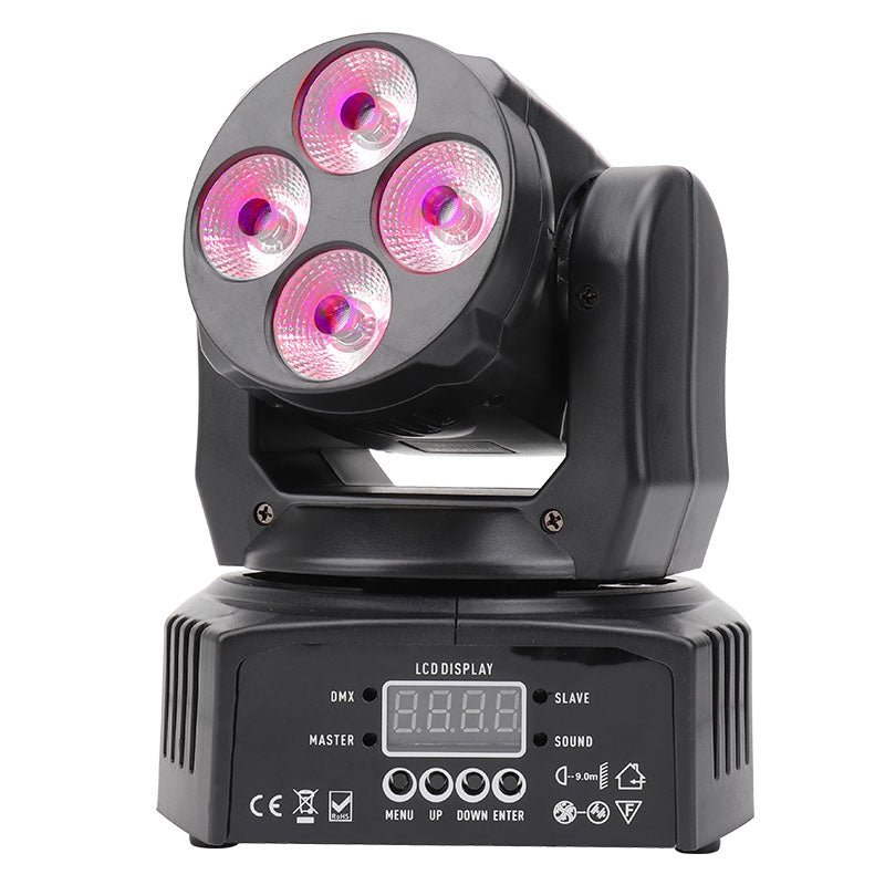NN 408 WASH 4x8W RGBW mini moving head LED