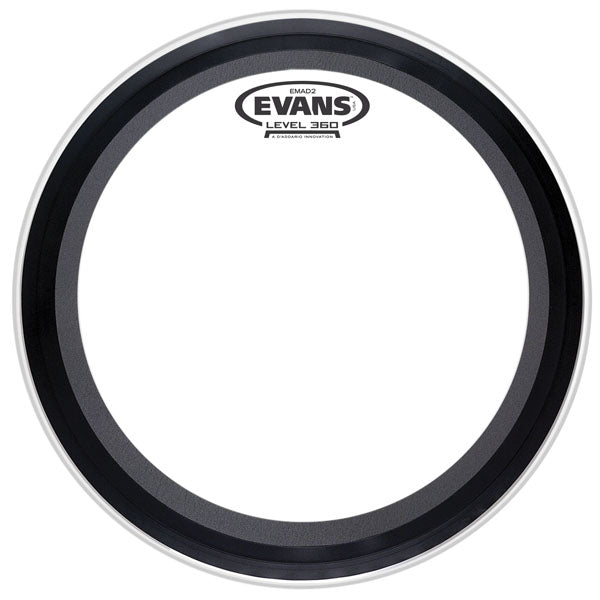 Evans Bassdrumfell EMAD2 Clear Bass (22”)