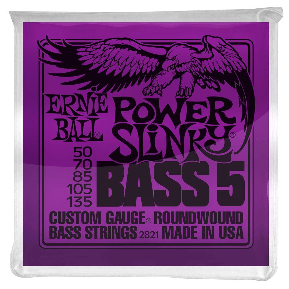 Ernie Ball Slinky Nickel Wound Bass Strings 5, Bass-guitar