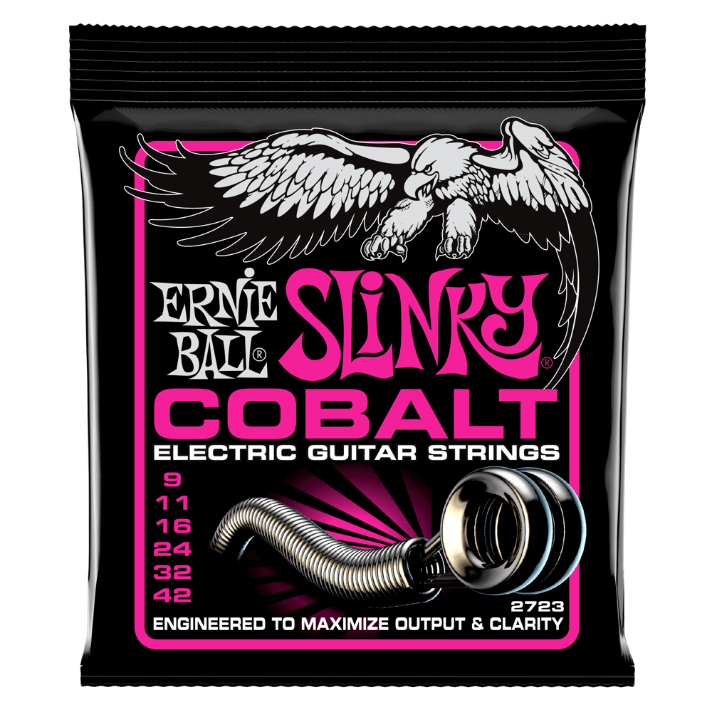 Ernie Ball Slinky Cobalt Guitar Strings, Elec. guitar