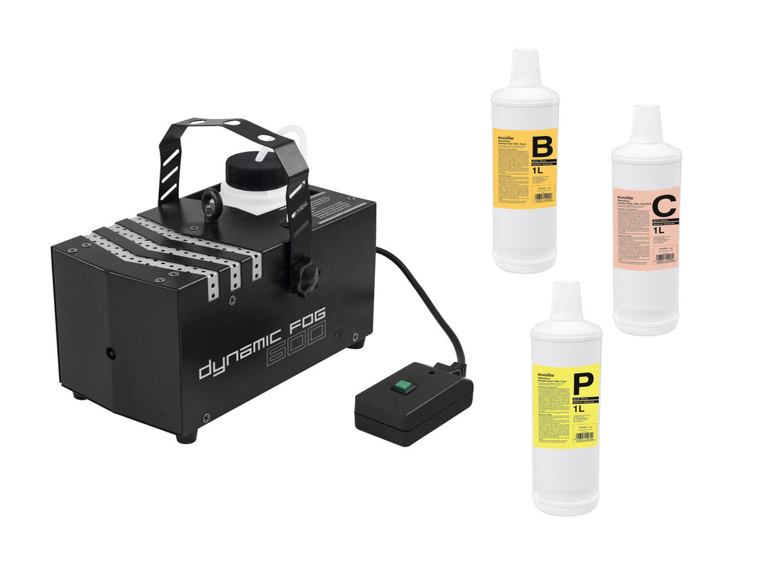 EUROLITE Set Dynamiknebel 600 + Flüssigkeiten