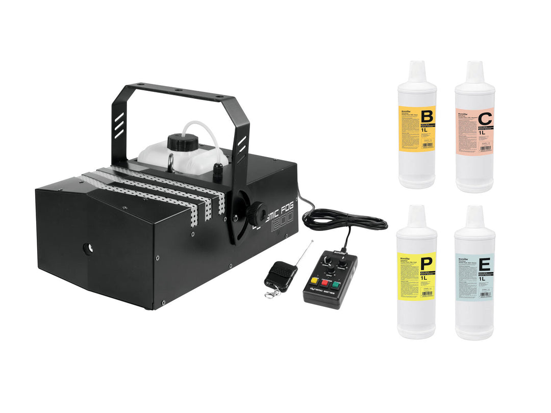 EUROLITE Set Dynamic Fog 1200 + Flüssigkeiten