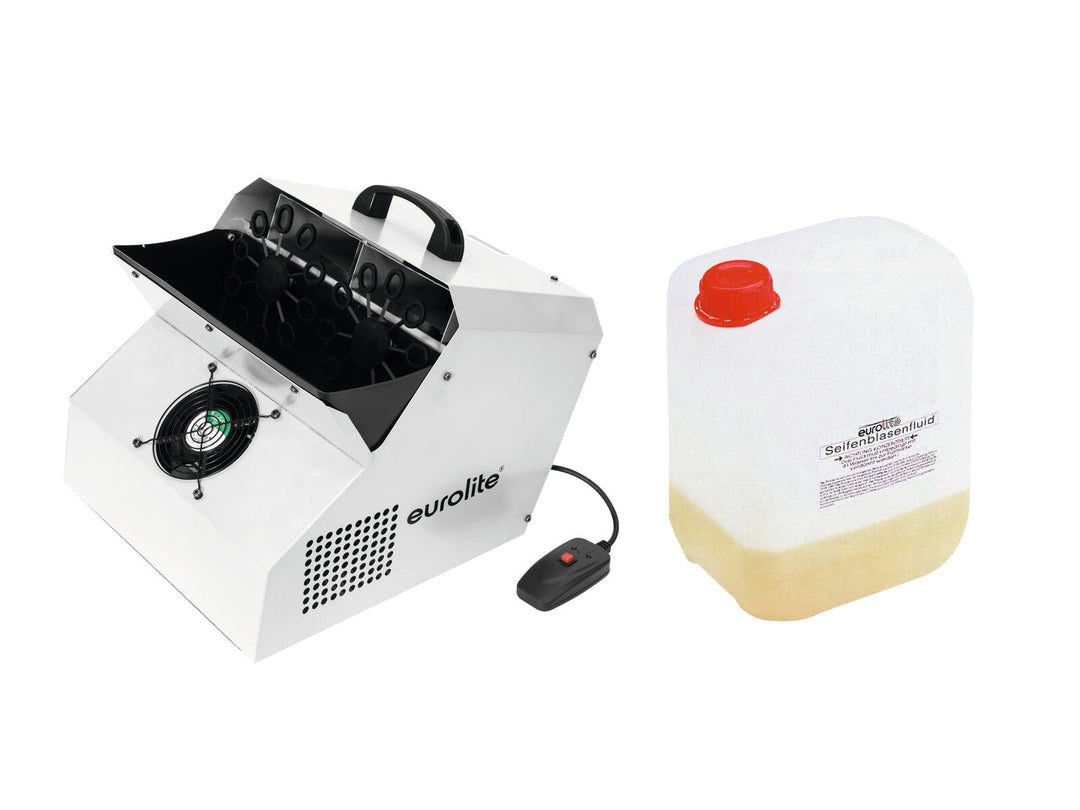 EUROLITE Set SD-201 DMX-Blasenmaschine + Blasenkonzentrat für 5l