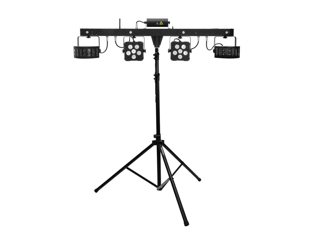 EUROLITE Set LED KLS Laser Bar PRO FX Light Set + M-4 Lautsprechersystemständer