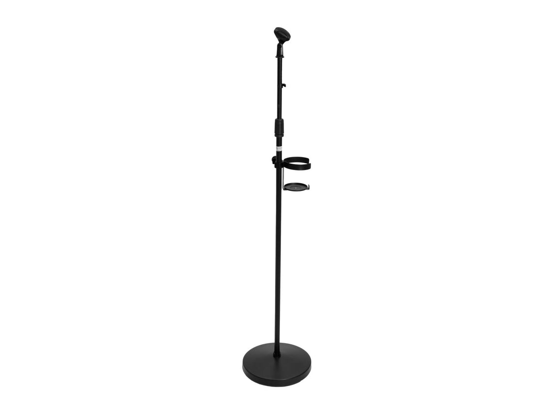OMNITRONIC Mikrofonständer-Set für Desinfektionsmittel, schwarz