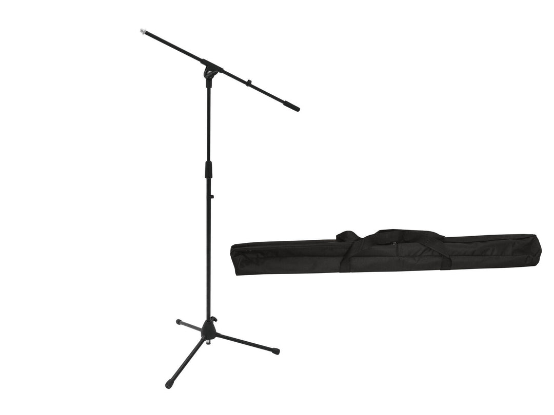 OMNITRONIC Set Mikrofon-Dreibeinstativ MS-2 mit Galgen bk + Tasche