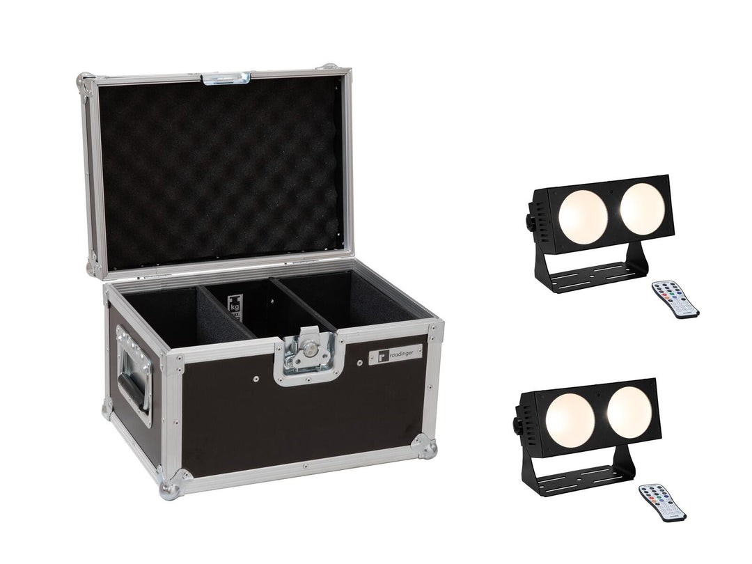 EUROLITE Set 2x LED CBB-2 COB WW Bar + Koffer