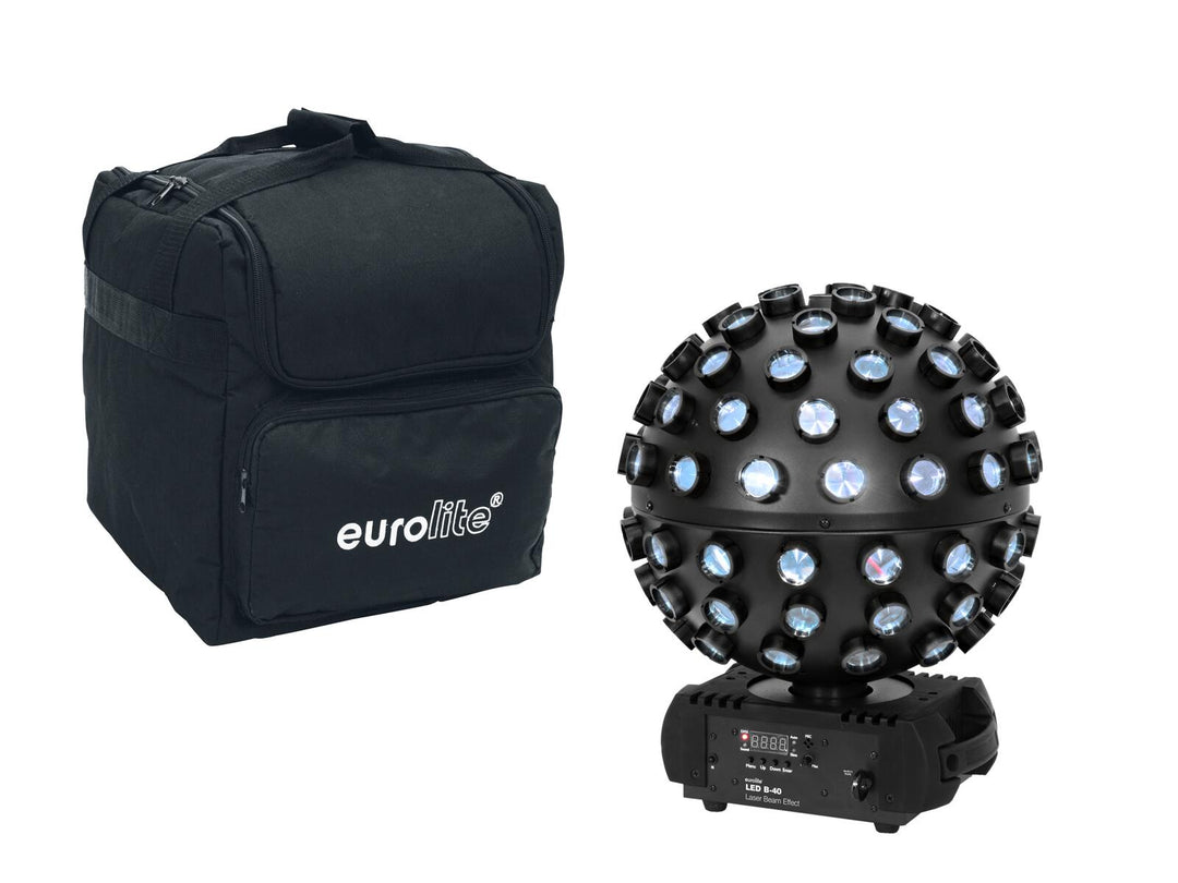 EUROLITE Set LED B-40 Laserstrahl-Effekt + Weichtasche