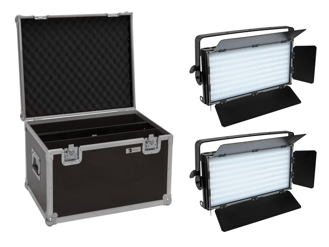 EUROLITE Set 2x LED PLL-480 QCL Panel + Koffer