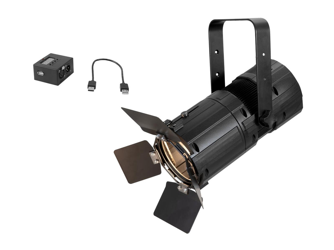 EUROLITE Set LED PFR-50 WW Fresnel-Spot + DMX-Interface