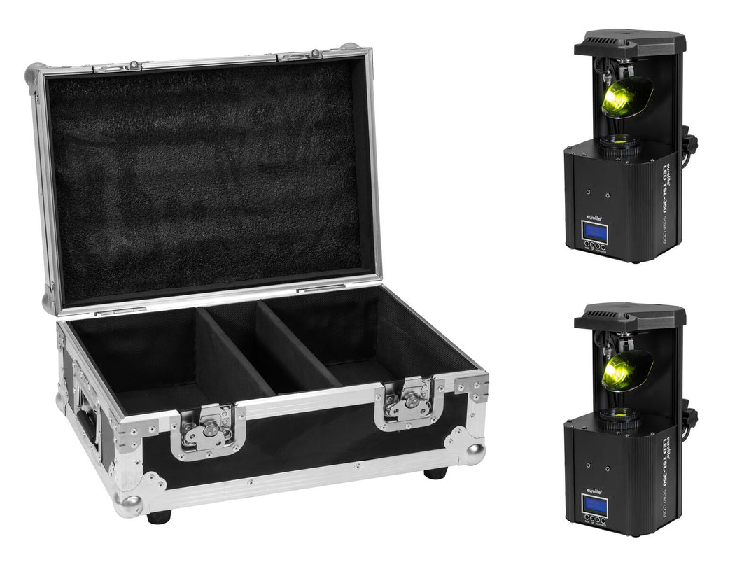 EUROLITE Set 2x LED TSL-350 Scan COB + Koffer