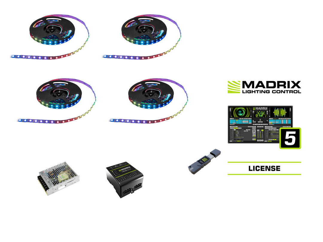EUROLITE Set Pixel Strip RGB inkl. Madrix Start