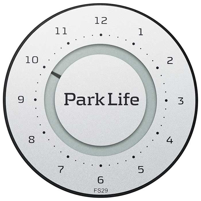 PARKLIFE Parking Disc (Titanium Silver)
