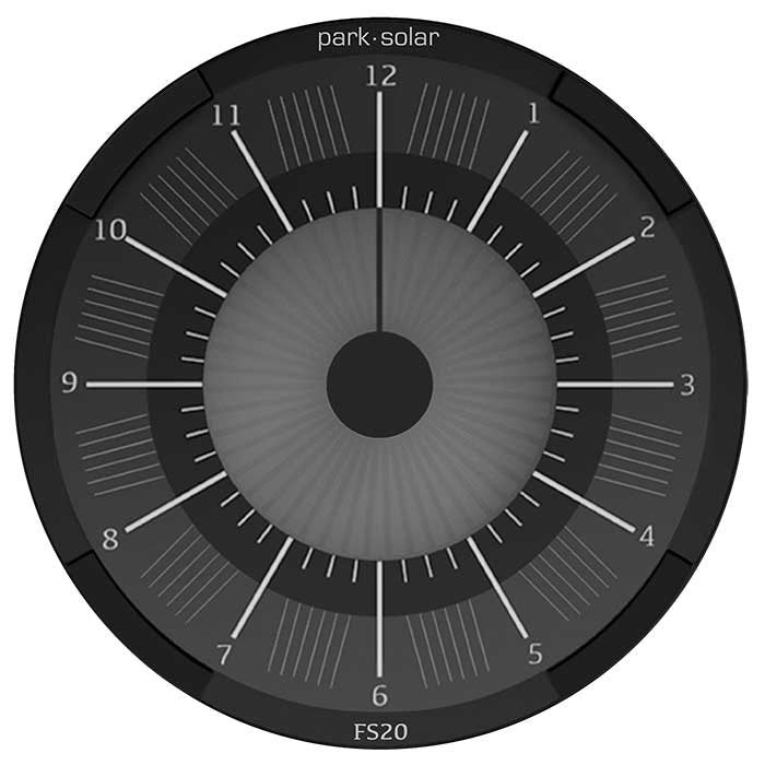 Park Solar Parkuhr, Sort