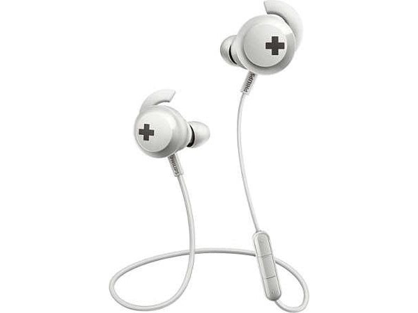 Philips SHB4305W Bluetooth Sportkopfhörer (Weiß)
