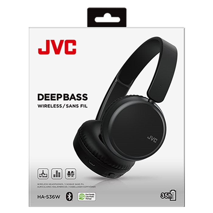JVC HAS36WBU - Bluetooth Kopfhörer (Schwarz)