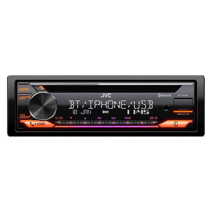 JVC KD-T922BT Autoradio mit CD/RDS-Tuner