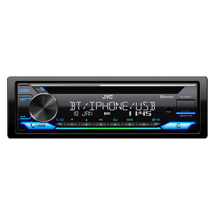 JVC KD-T922BT Autoradio mit CD/RDS-Tuner