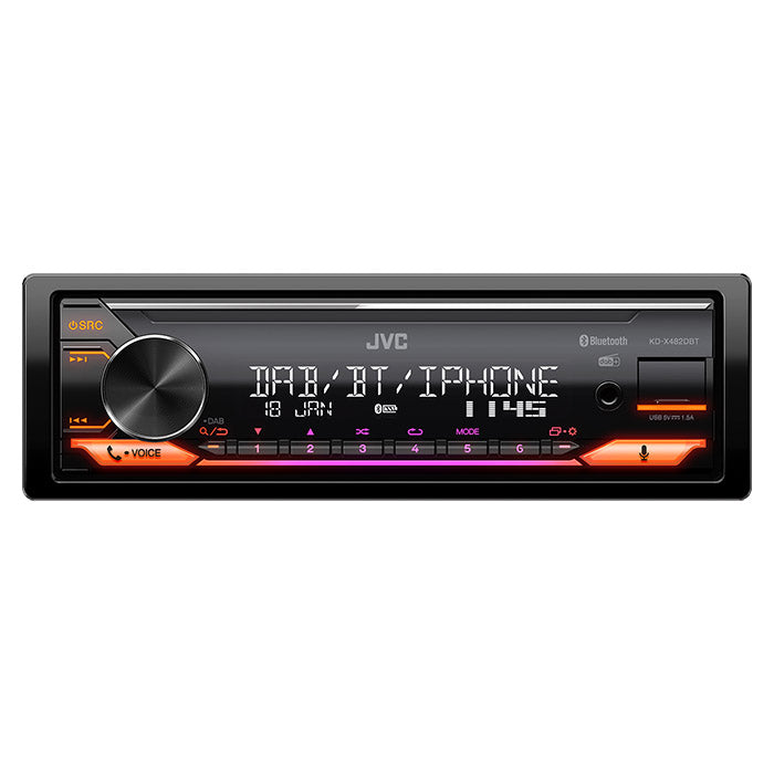 JVC KD-X482DBT Autoradio mit RDS DAB+ und Bluetooth