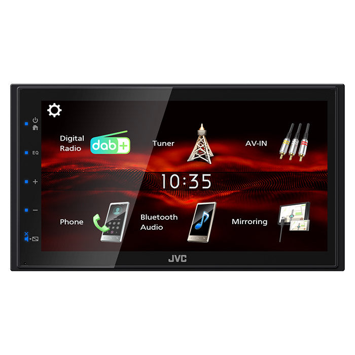 JVC KW-M180DBT 2-DIN-BT-Autoradio mit DAB+