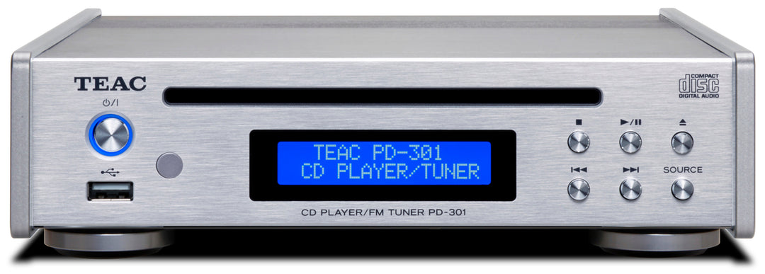 TEAC PD-301DAB-X/S, DAB+/FM und CD-Player (Silber)