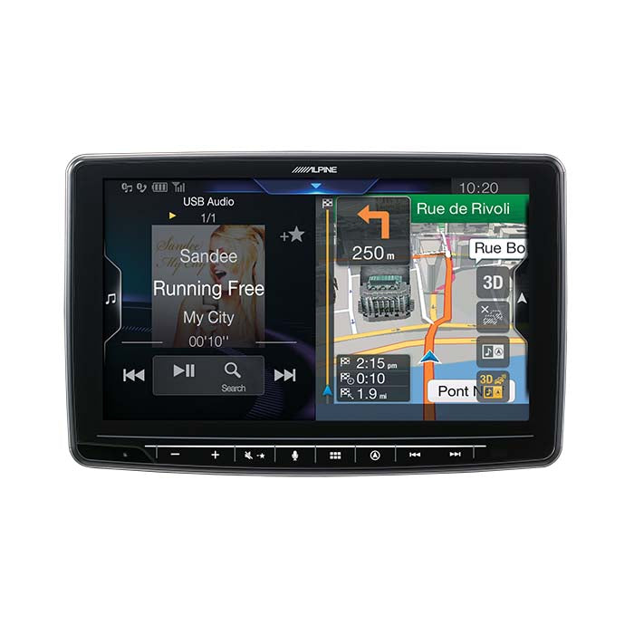 Alpine INE-F904DC Halo9 mit Navi und Lkw-Karten