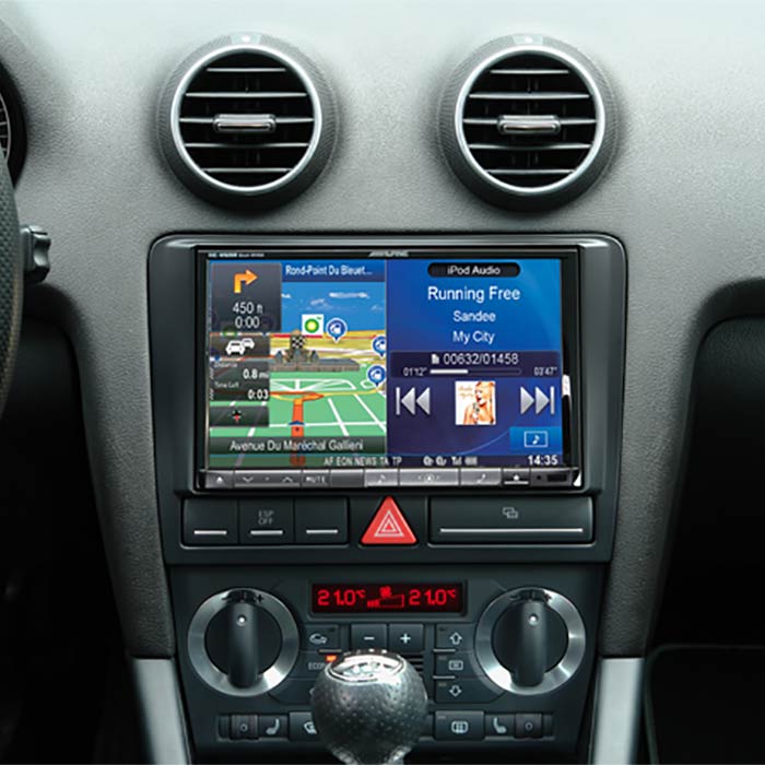 2-DIN 8" Kit für Audi A3 mit Display