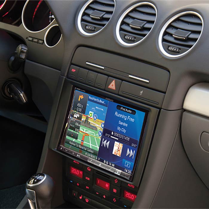 2-DIN 8" Kit für Audi A4 mit Display
