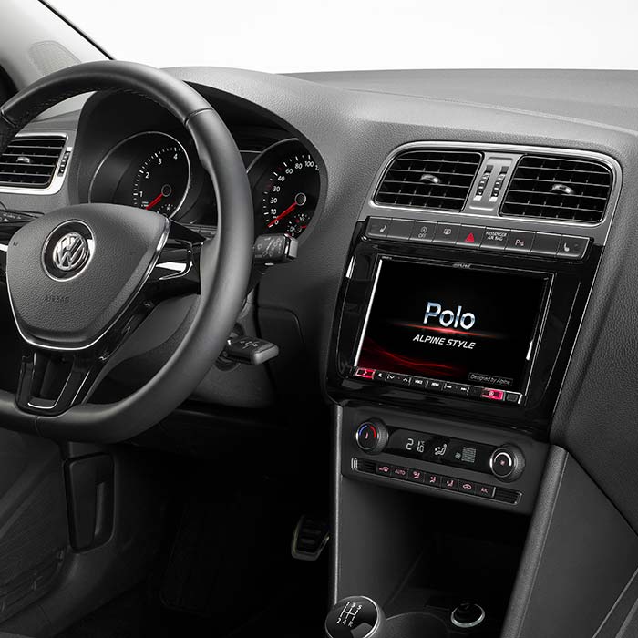 2-DIN 8"-Kit für VW Polo 5/GTI 2014->