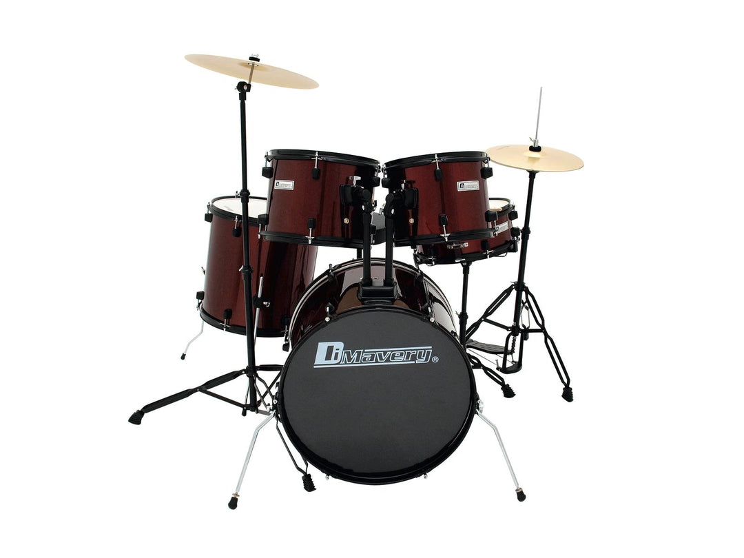DiMavery DS-200 Schlagzeug, Rot