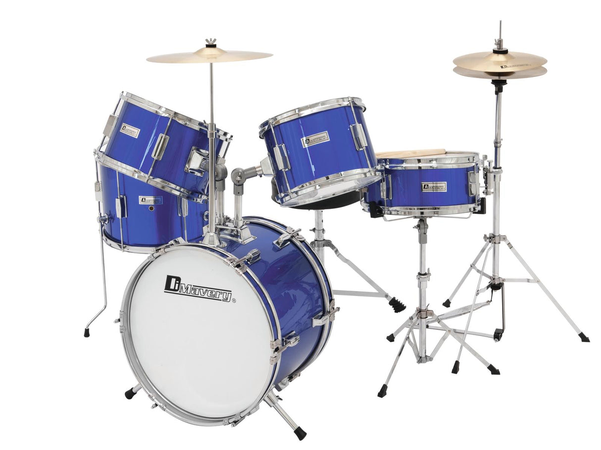 DiMavery JDS-305 Kids Drum Set, blue