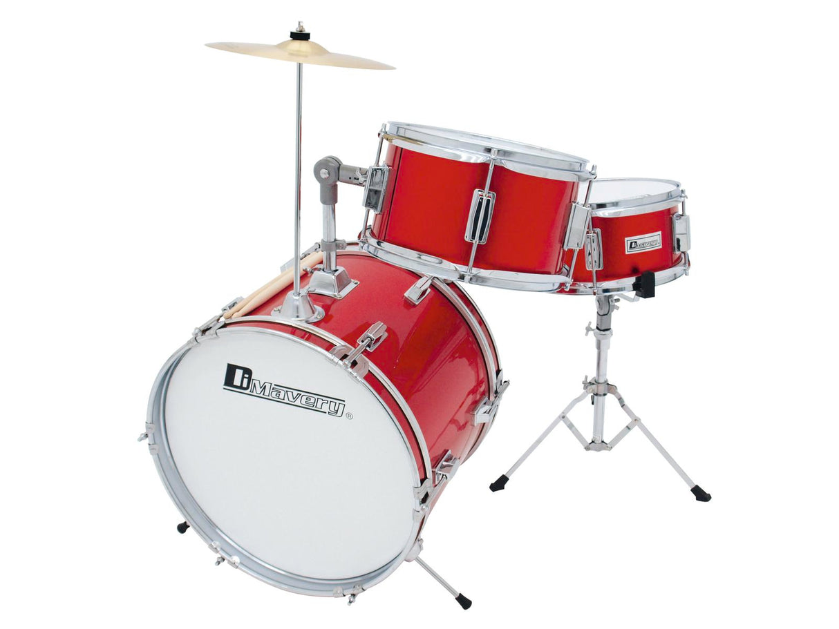 DiMavery JDS-203 Kids Drum Set, red