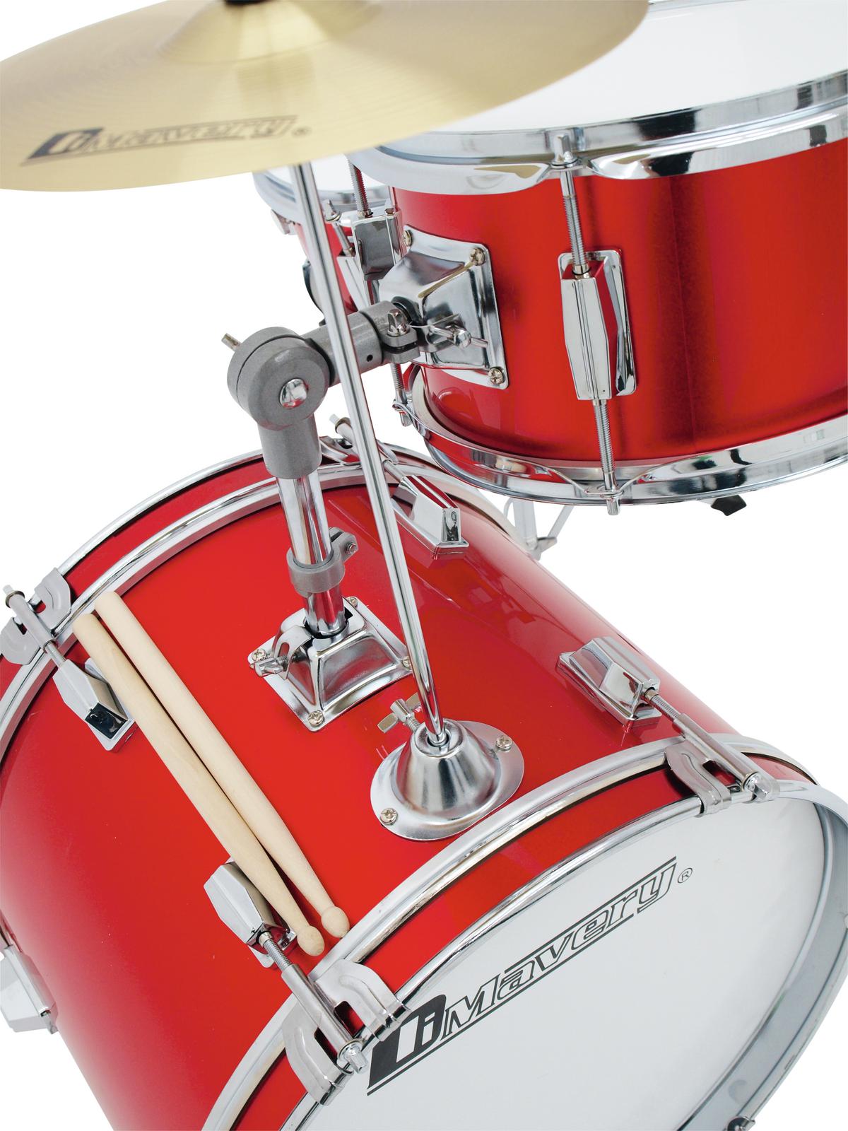 DiMavery JDS-203 Kids Drum Set, red