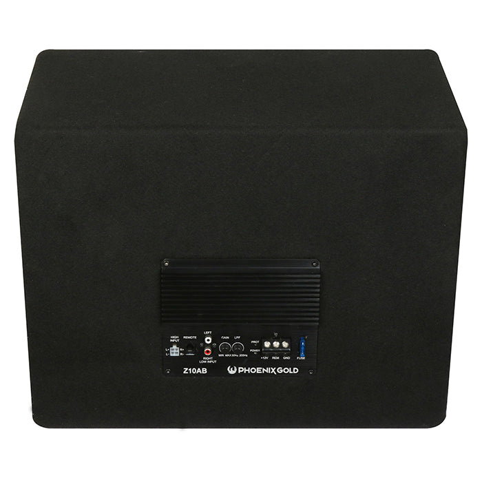 Phoenix Gold 10" aktiver Subwoofer mit Kabeln & Fernbedienung