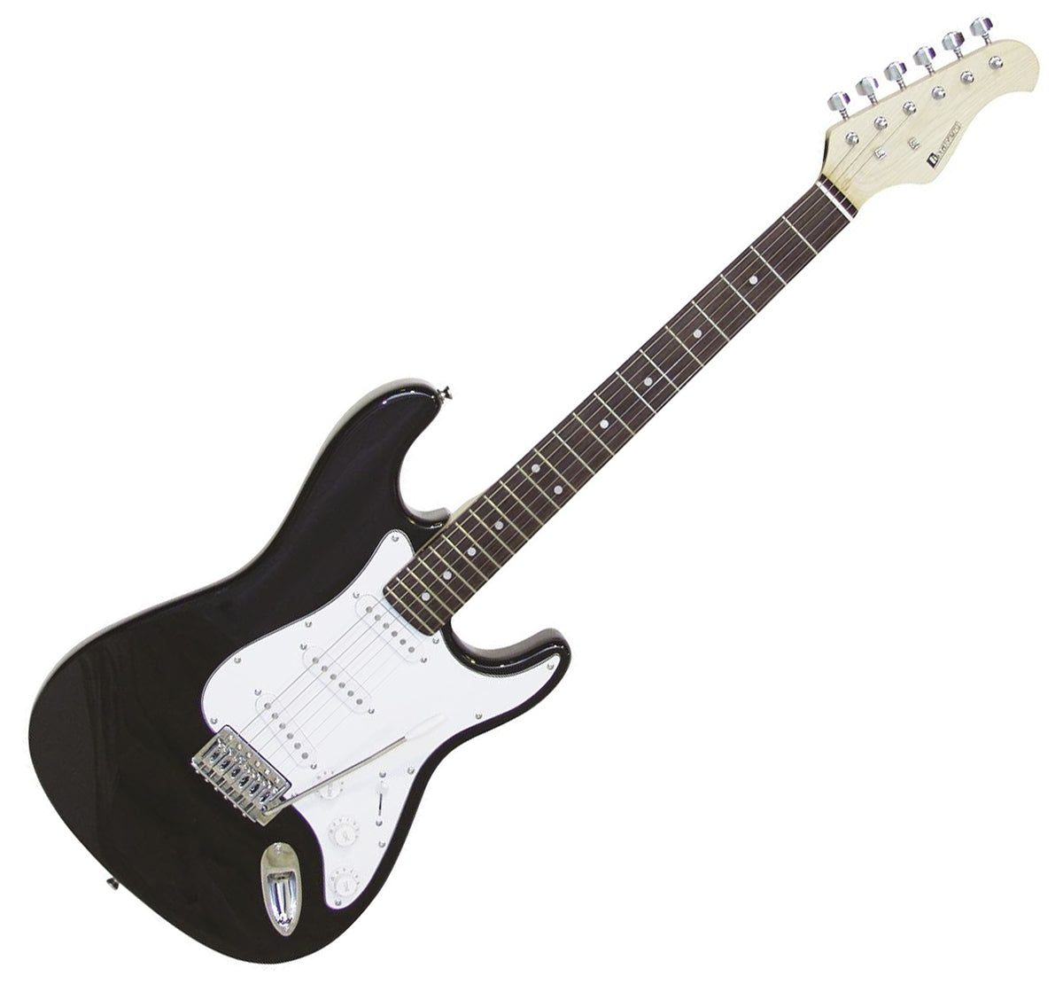 DiMavery ST-203 E-Guitar, black